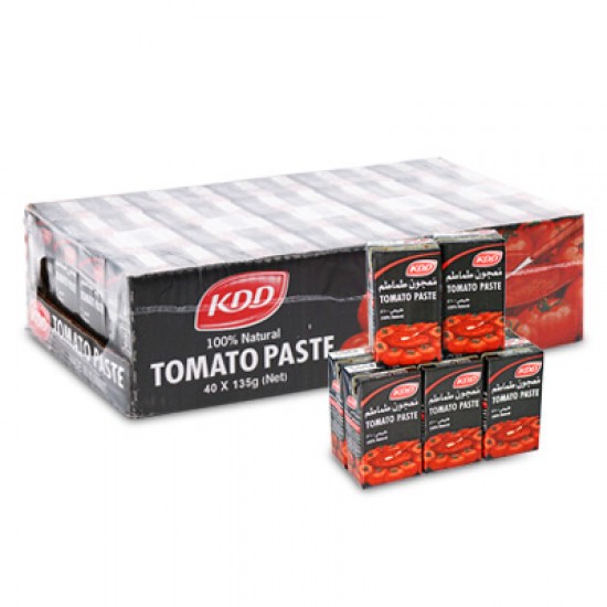  Kdd Tomato Paste 40pcs × 135gm