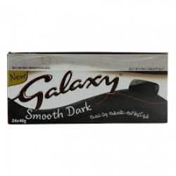 alaxy Smooth Dark Chocolate 40g x Pack of 24‏