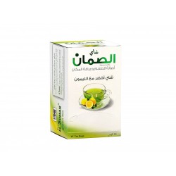 al suman green tea with lemon 25 tea bags