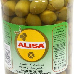 alisa green olives stuffed with minced pimiento 920 g