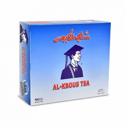 al-kbous tea- black tea 100 tea bags