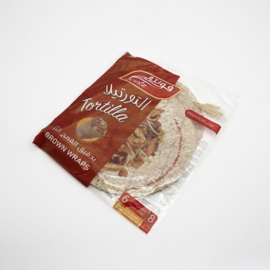 fonte tortilla brown wraps 6 pcs - 250 g fonte tortilla brown wraps 6 pcs - 250 g